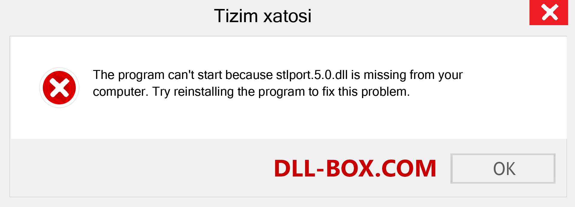 stlport.5.0.dll fayli yo'qolganmi?. Windows 7, 8, 10 uchun yuklab olish - Windowsda stlport.5.0 dll etishmayotgan xatoni tuzating, rasmlar, rasmlar